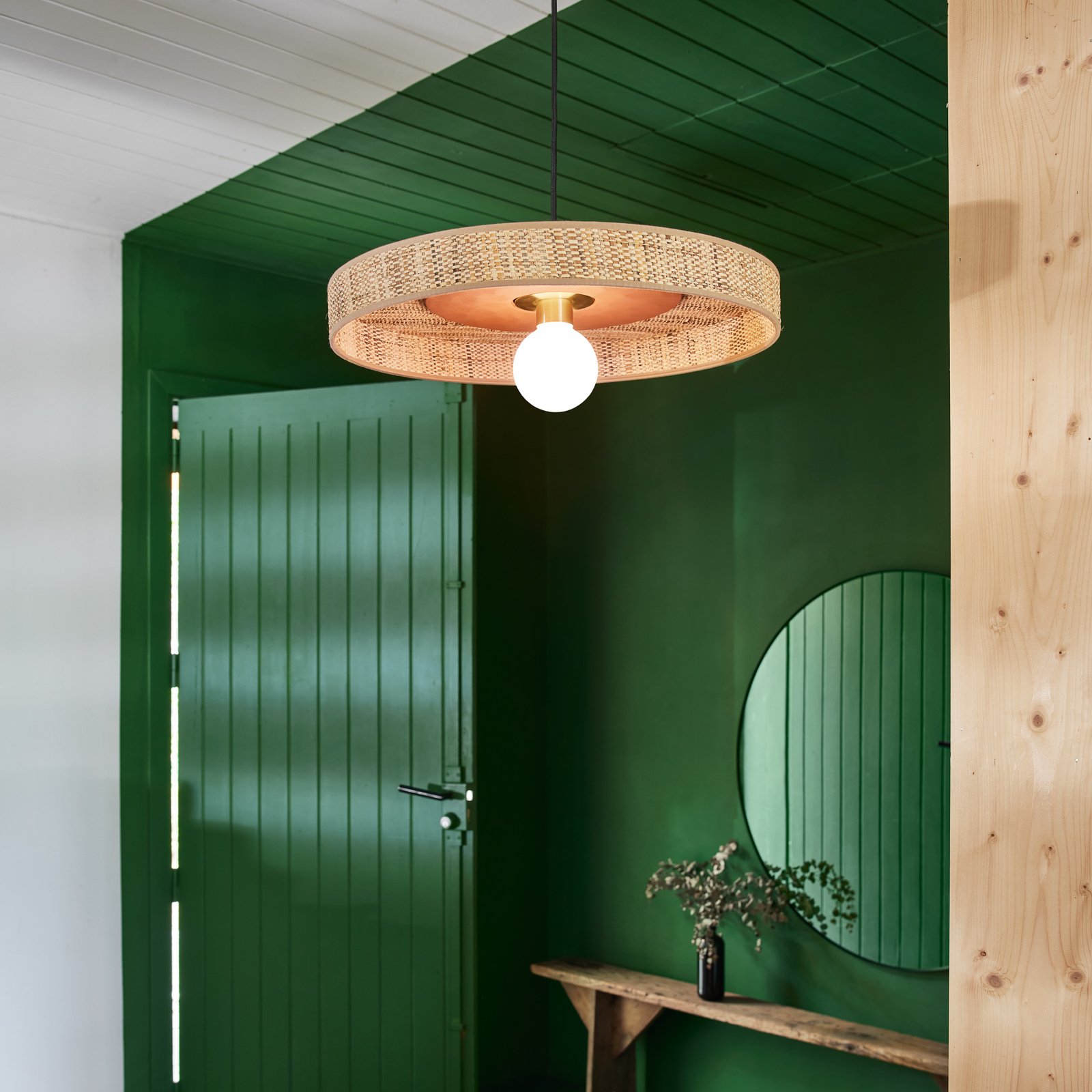 Portinatx Hängeleuchte Ø50cm terracotta - MARKET SET Portinatx Hängeleuchte Ø50cm terracotta - MARKET SET