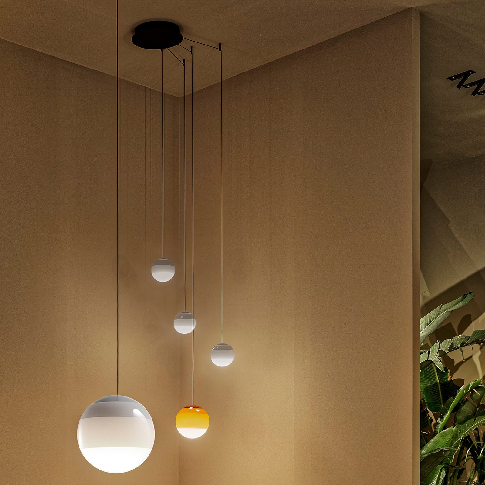 Dipping Light 30 Pendelleucte Off-White - Marset