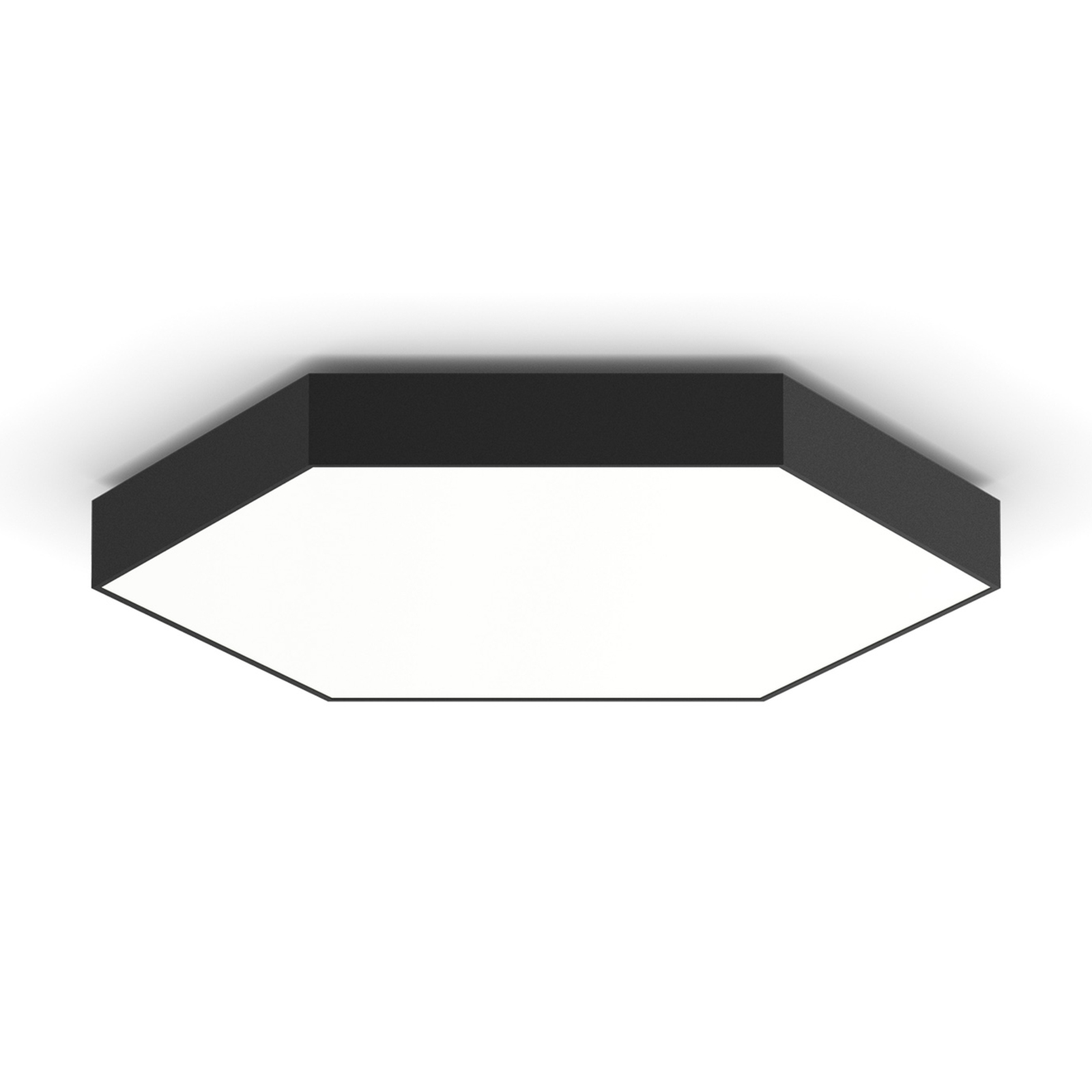 XAL HEX-O 1000 LED-Deckenlampe, 100x86,6cm schwarz