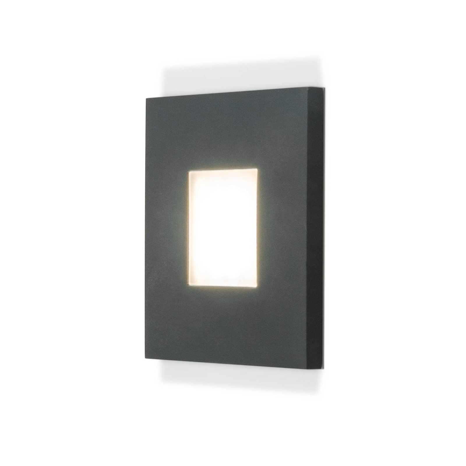 EVN LQ230 recessed wall light direct anthracite