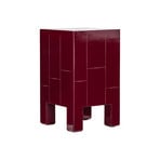 Tavolino HDBrick, rosso, altezza 51 cm, legno - House Doctor