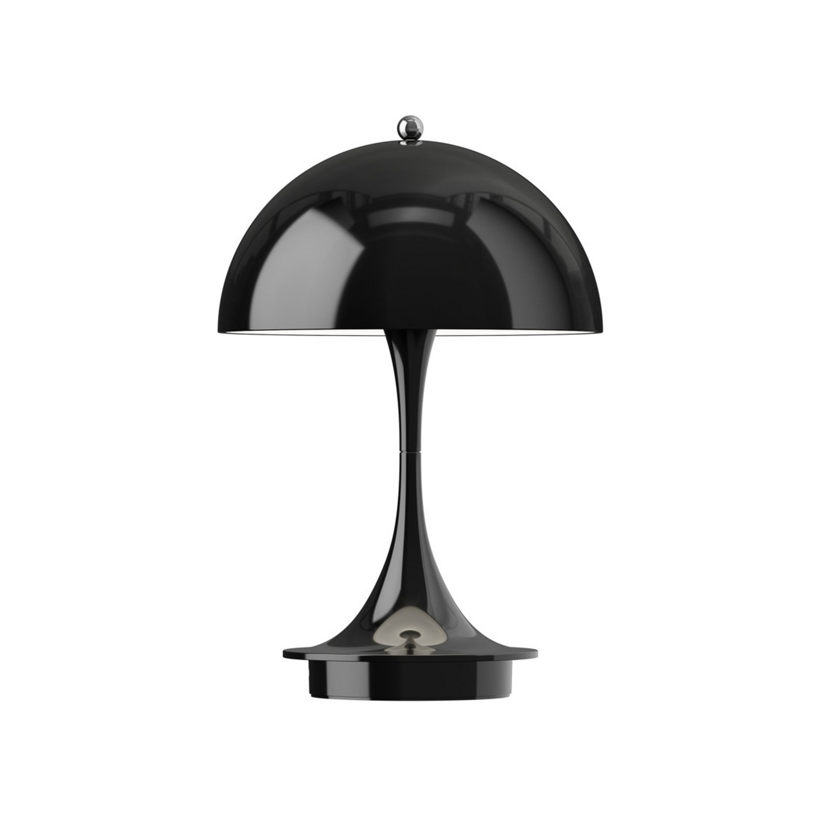 Panthella 160 Portable Table Lamp V3 Opaque Black - Louis Poulsen