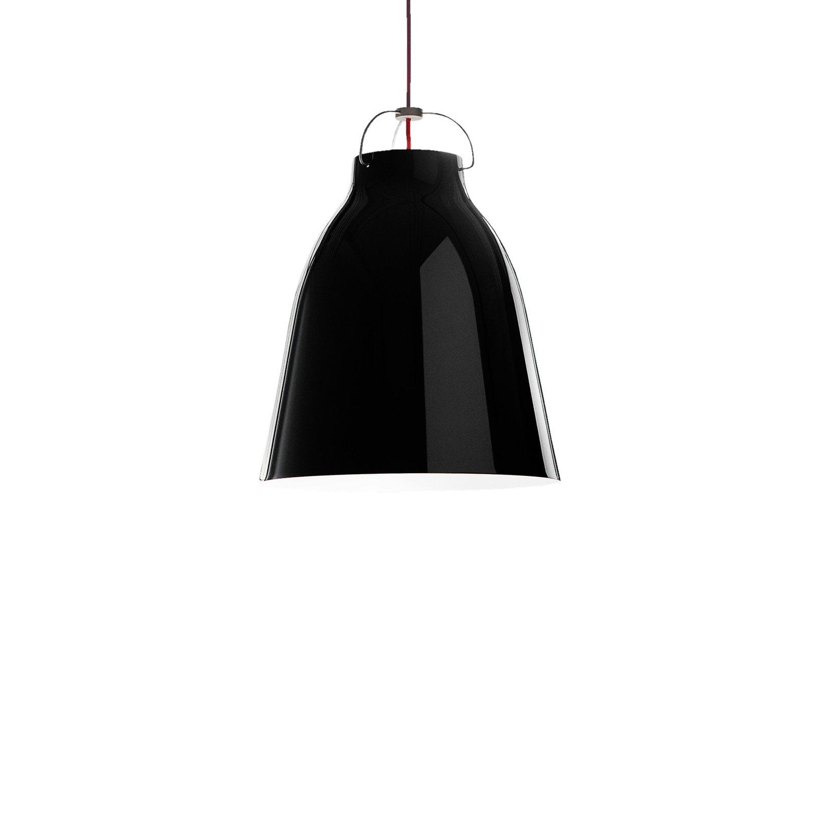 FRITZ HANSEN Caravaggio P3 fényes fekete