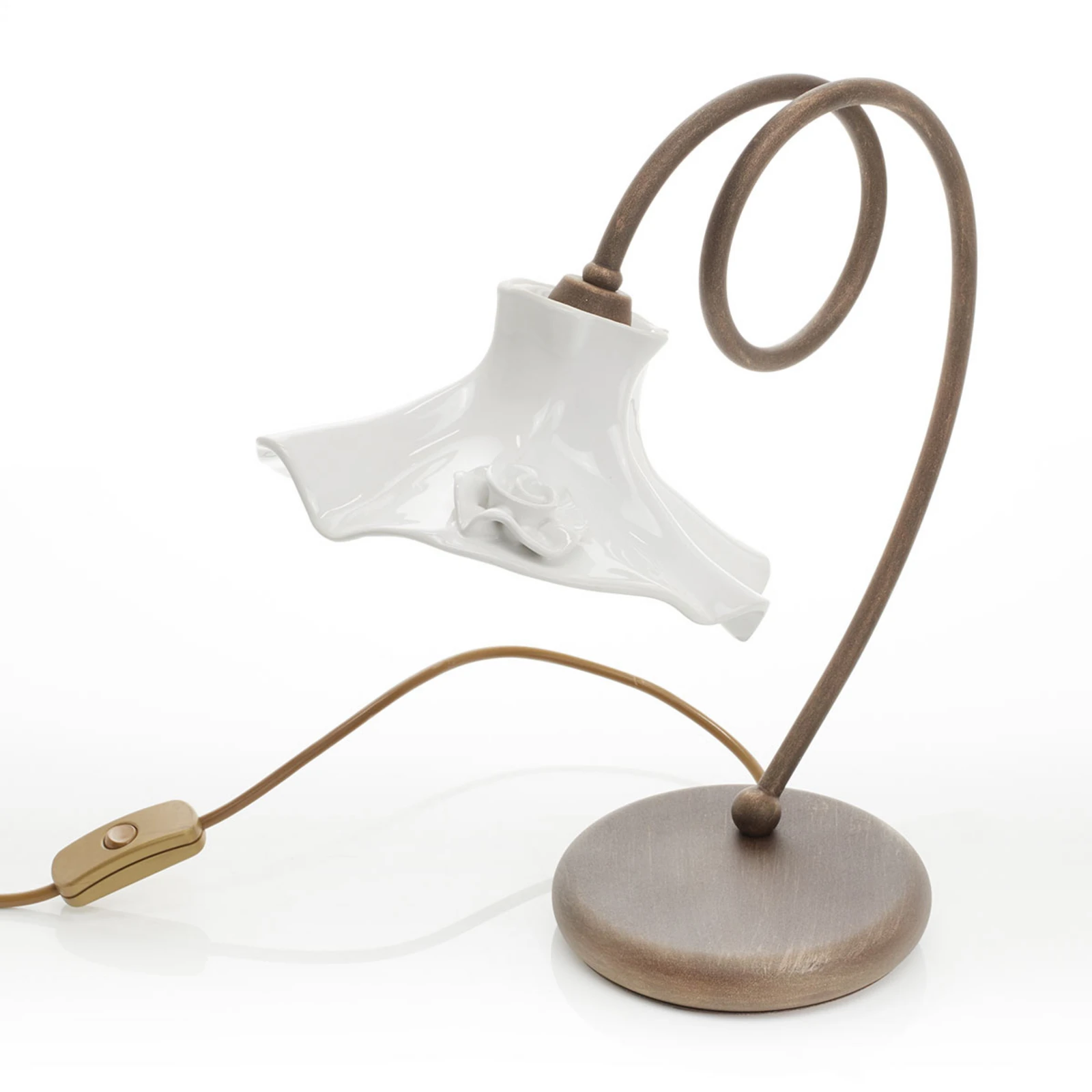 Stolna lampa Eleonora s keramičkim sjenilom