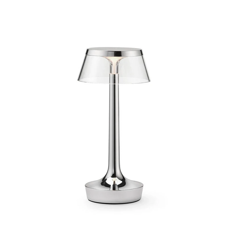 Flos - Bon Jour Unplugged Tischleuchte Chrome