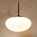 GUBI Stemlite hanging light, black chrome