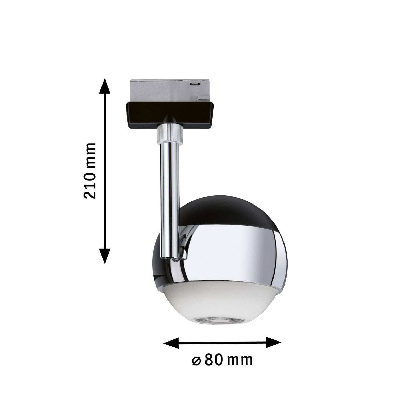 Paulmann URail Capsule II spot 2 700 K czarny