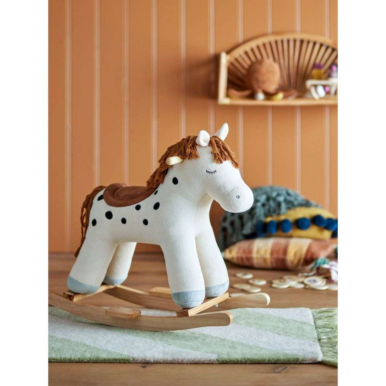 Merlen Rocking Toy Horse White - Bloomingville