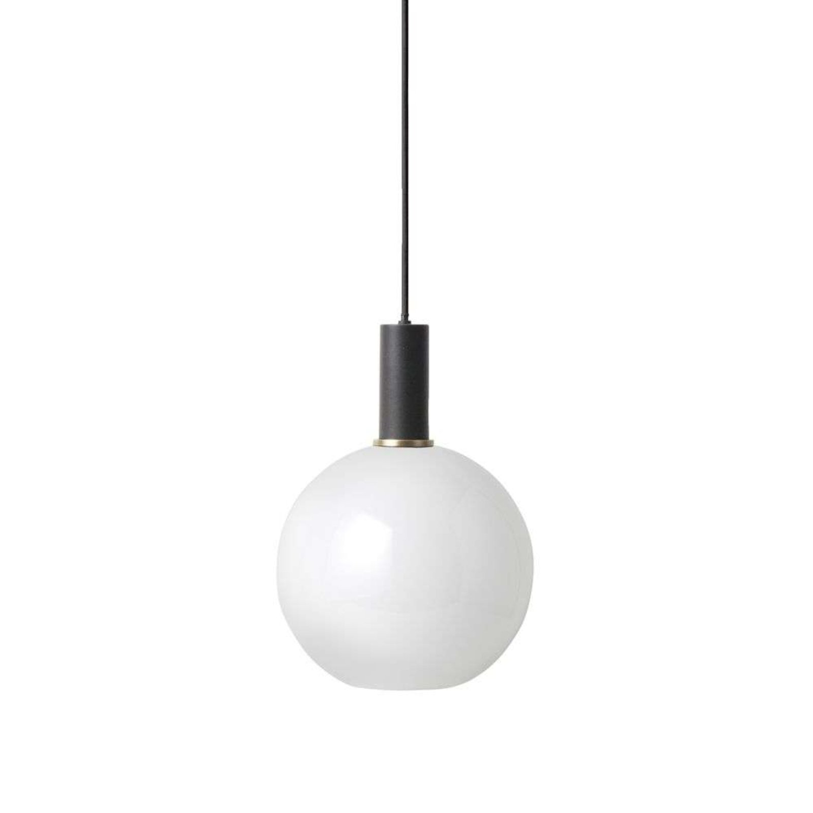 Collect Taklampa Opal Sphere Low Black - Ferm Living