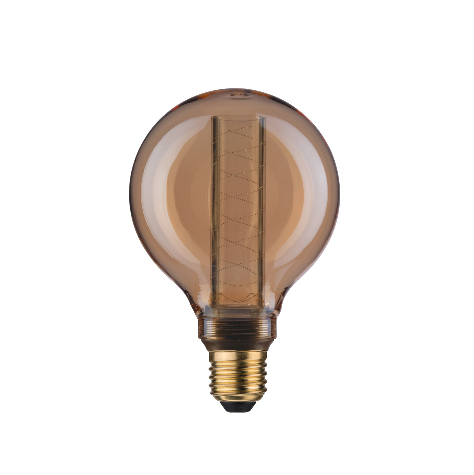 LED globe bulb E27 4W G95 Inner Glow spiral pattern
