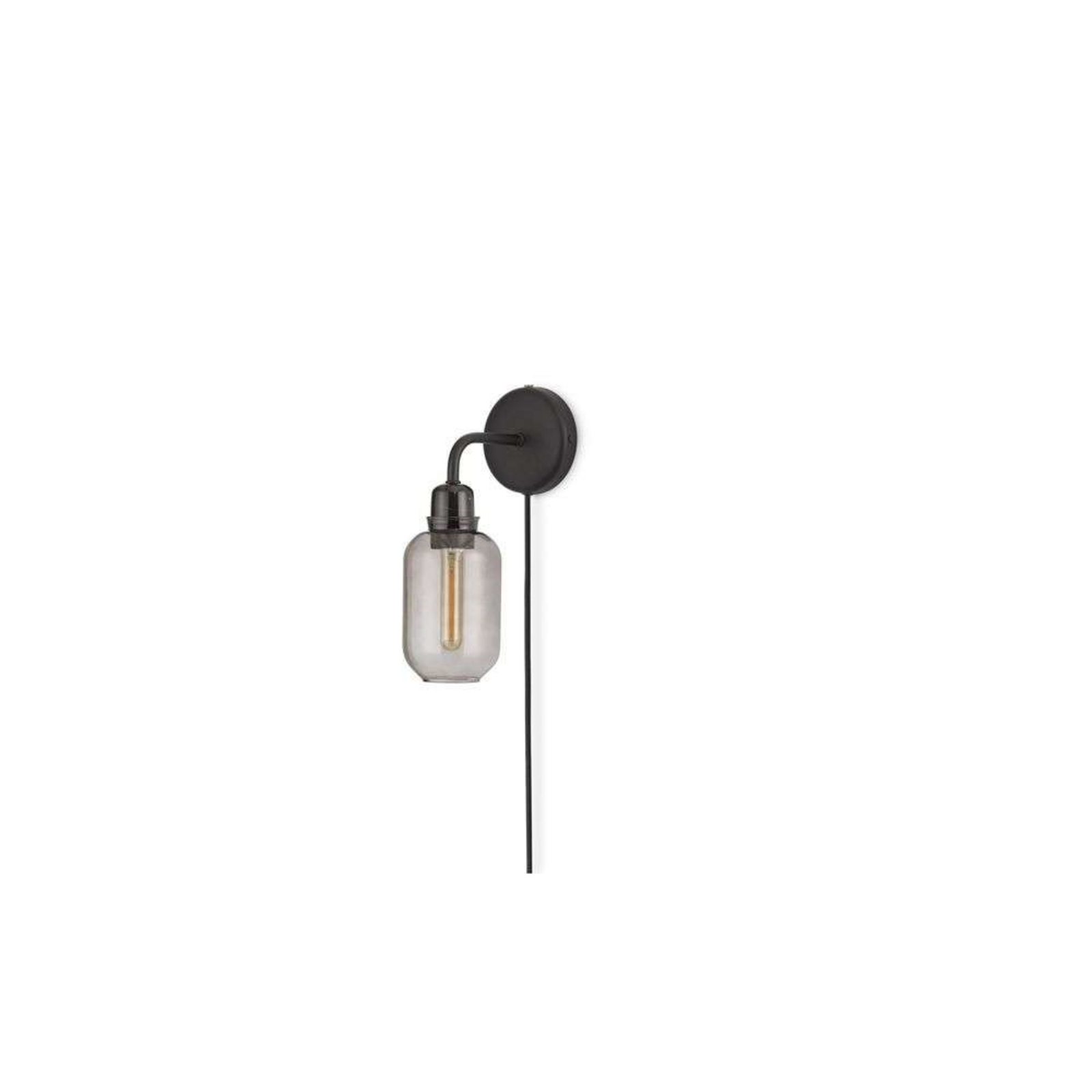 Amp Aplică de Perete Smoke/Black - Normann Copenhagen