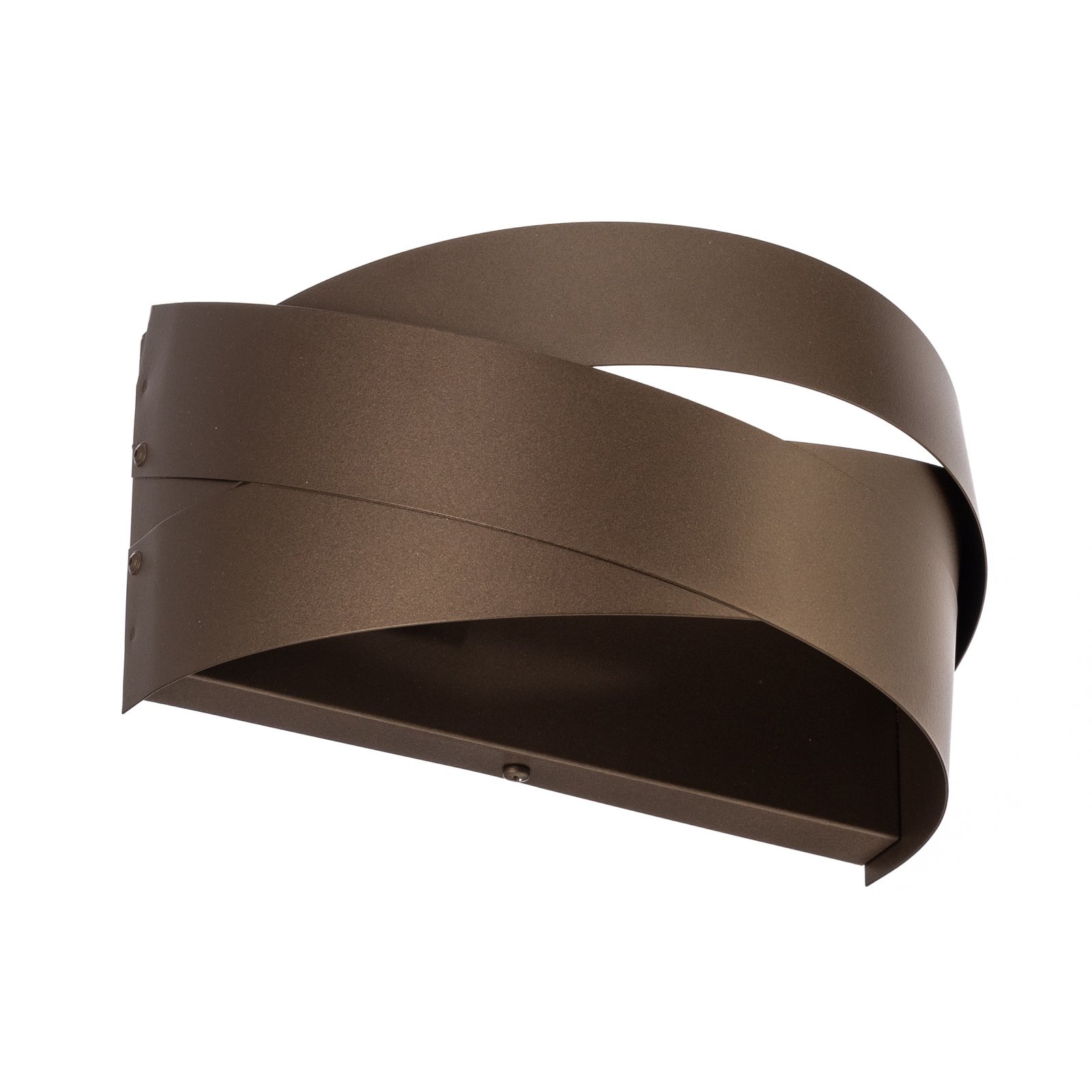 Euluna wall light Tornado, coffee brown