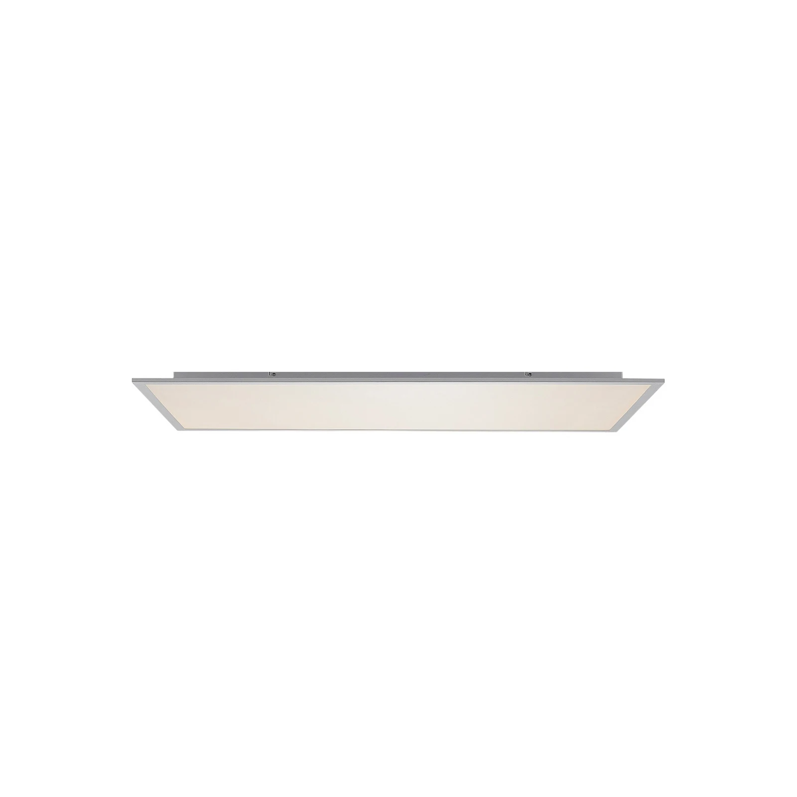 Lindby Plafonnier LED Zento, 120 cm, argenté, 4.000 K