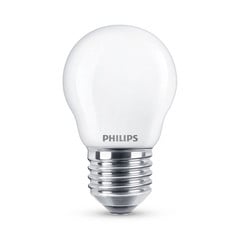 Philips Classic LED spuldze E27 P45 6,5W 2700K matēta