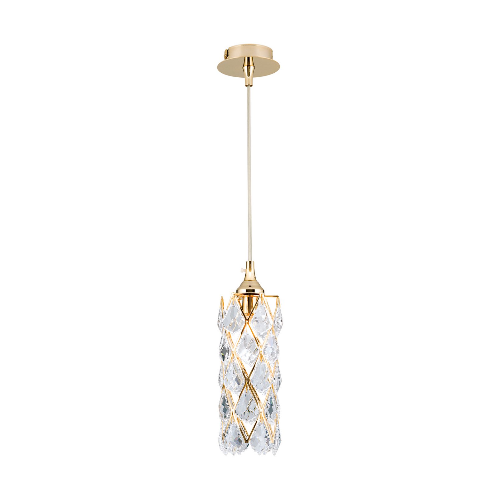 Charlene Hanging Light Gold-Plated with Crystals