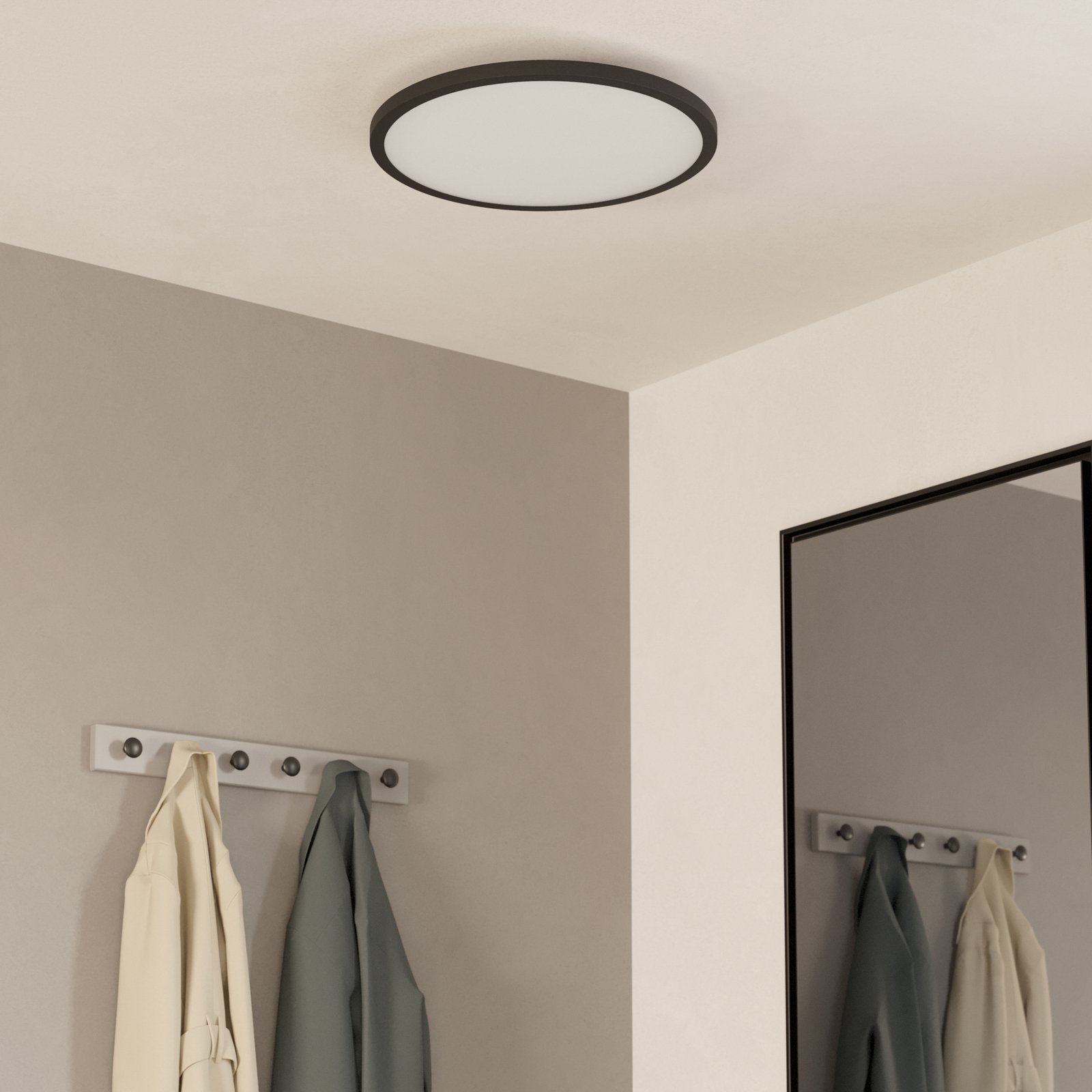 EGLO connect Sarsina-Z Deckenlampe schwarz Ø45cm