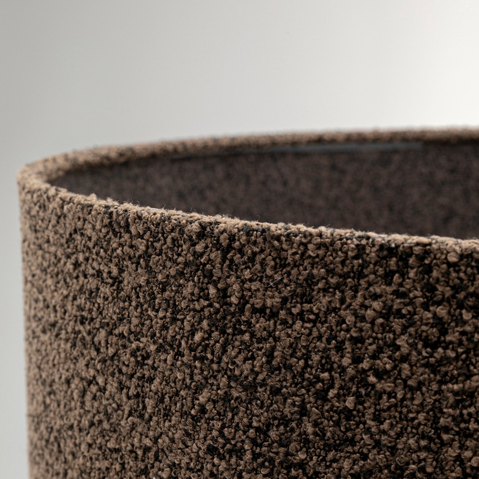 Kare namizna svetilka Calamaro, rjava, porcelan, 58 cm, E27