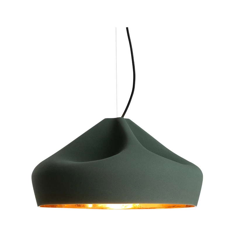 MARSET – Pleat Box 47 LED Pendelleuchte Dunkelheit Grün/Gold