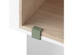 Mini Stacked Storage System Clips set of 5 Dusty Green - Muuto