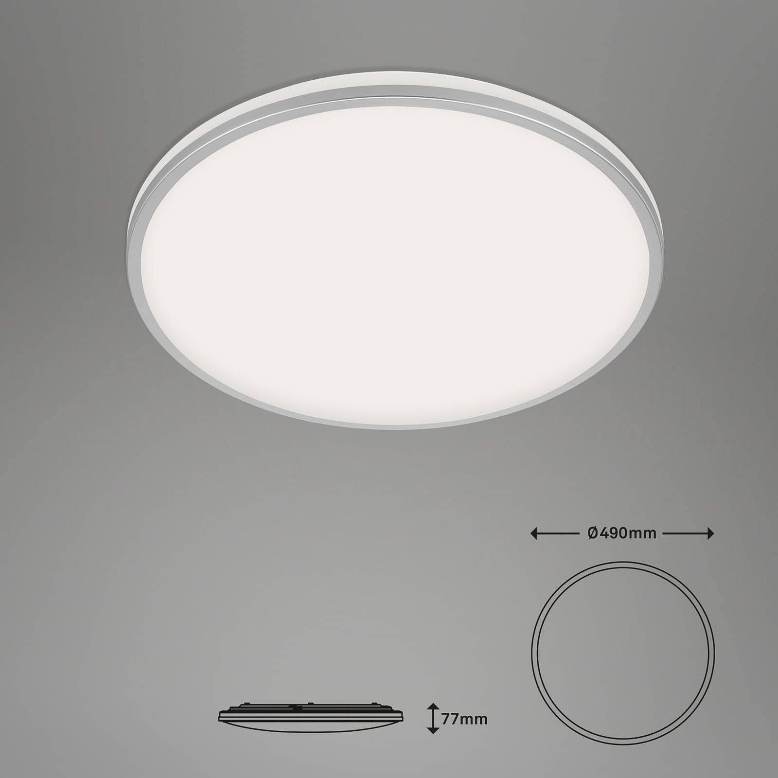 LED-loftslampe Ivy S, dæmpbar, CCT, Ø 49 cm