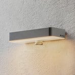 STEINEL Applique a LED XSolar SOL-O S, argento, sensore