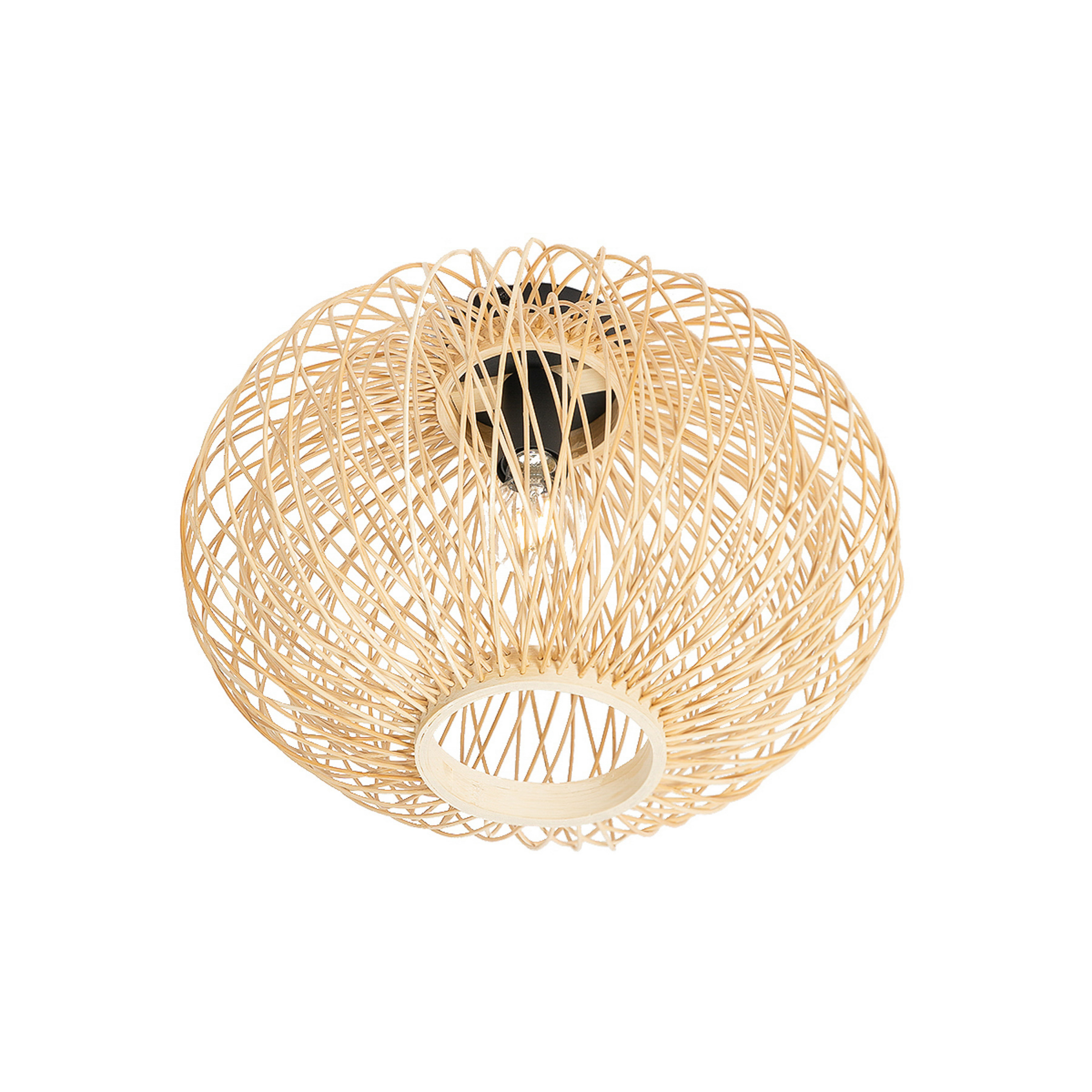 Solvira Ceiling Lamp Bamboo - Lindby