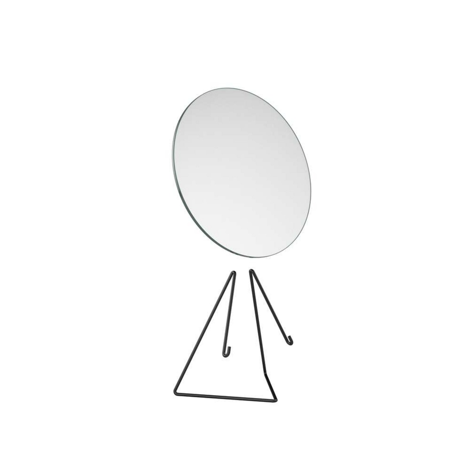 Standing Mirror Ø30 Black - Moebe