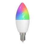 LUUMR Smart LED-Leuchtmittel E14 4,9W RGB Tuya WLAN matt CCT