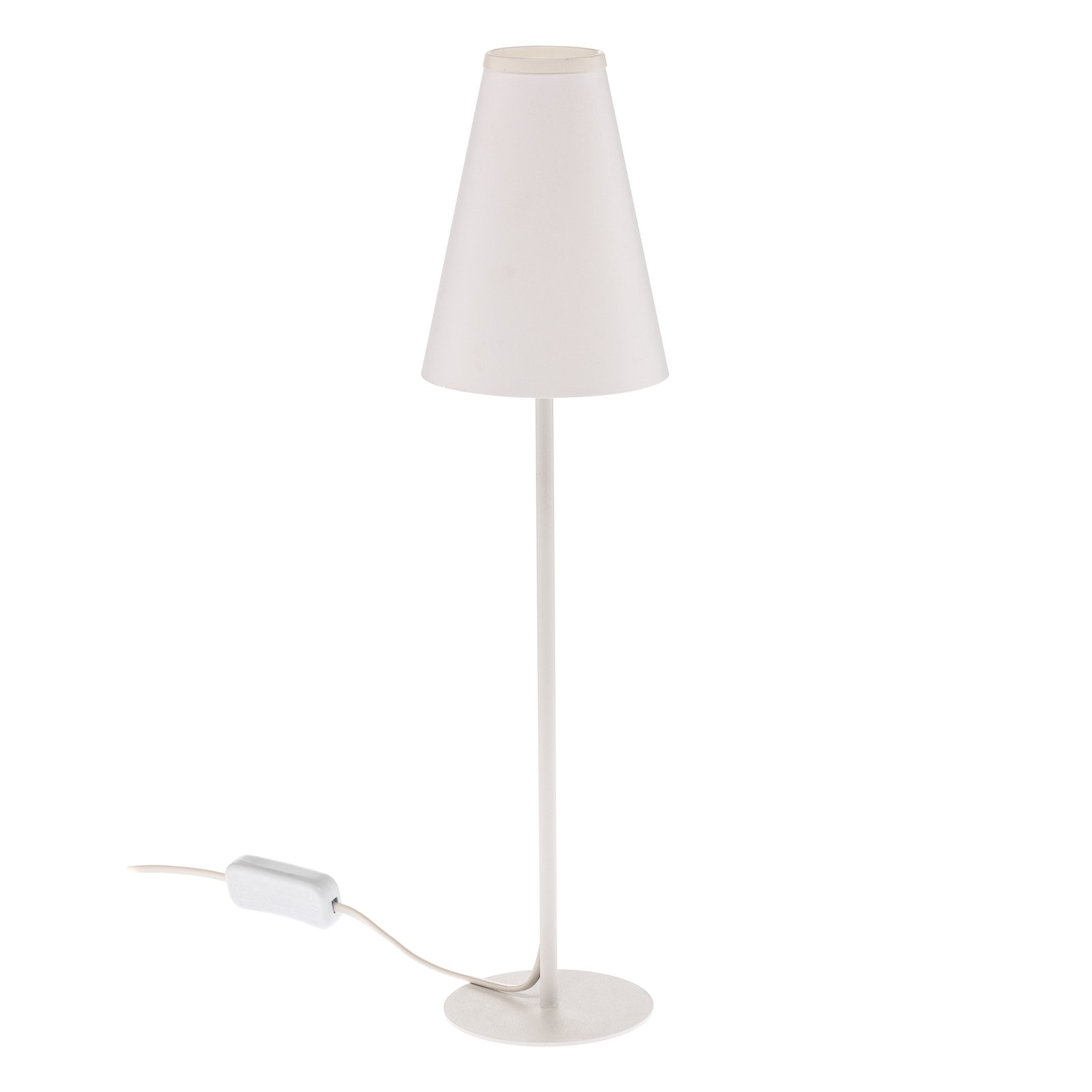 Lampa stołowa Trifle, biała