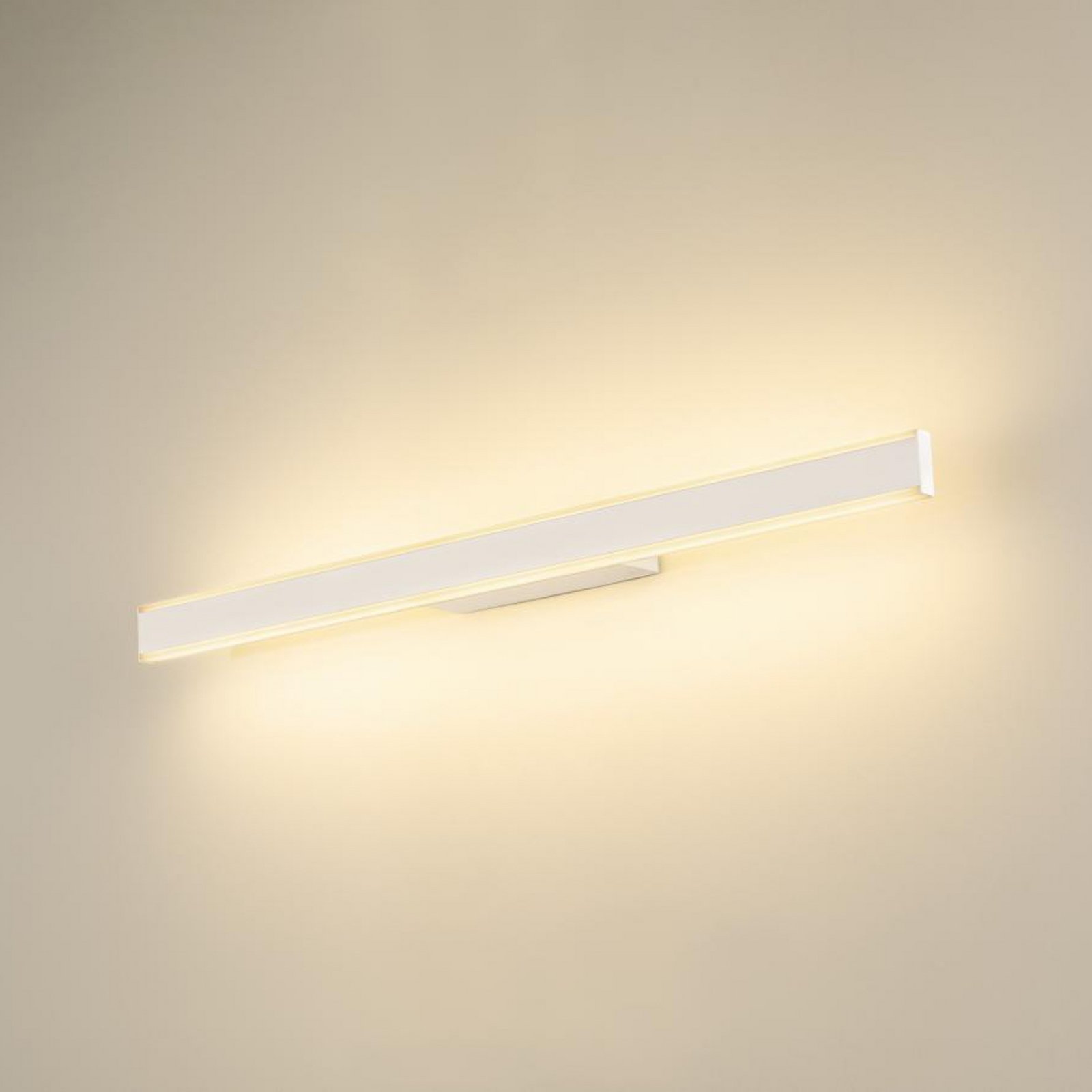 SLV LED-Bad-Wandleuchte One Linear, 70 cm, weiß, Metall, CCT