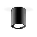 EVN Kardanus plafonnier LED, Ø 9 cm, noir