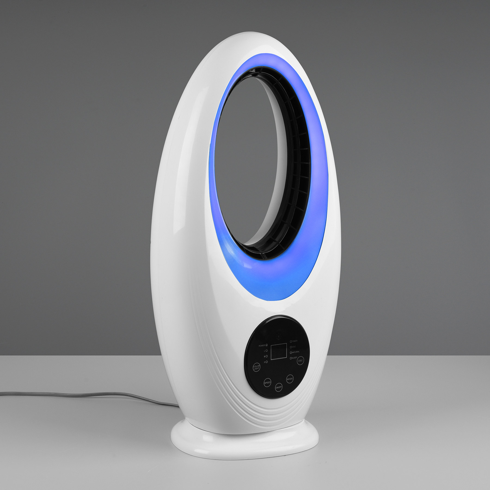 Ventilatore da tavolo Kalmar LED RGB, touch/remote