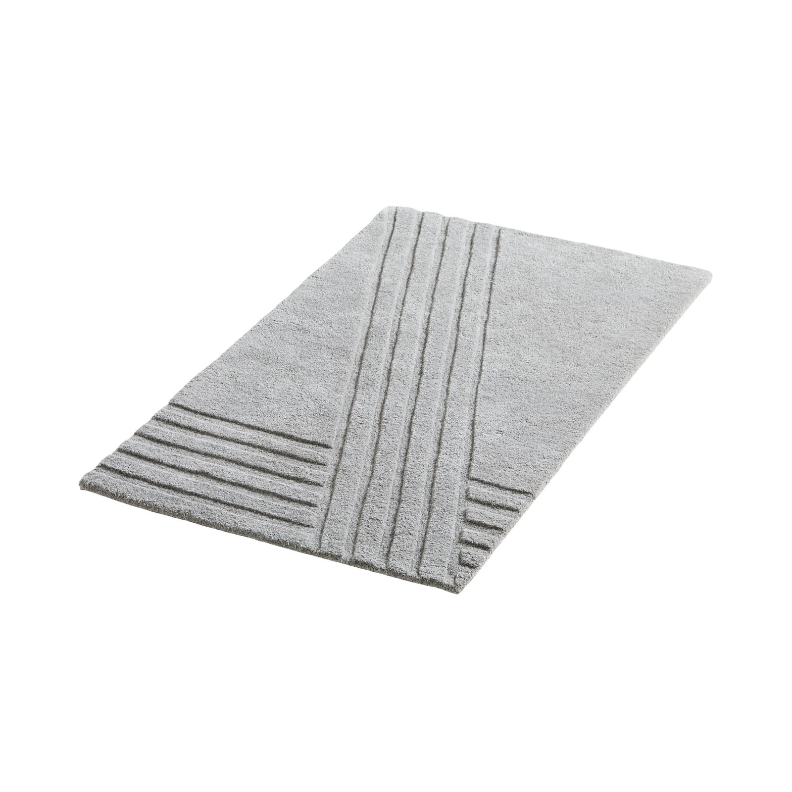 Tapis Kyoto, gris, 90 cm x 140 cm, laine - Woud Tapis Kyoto, gris, 90 cm x 140 cm, laine - Woud