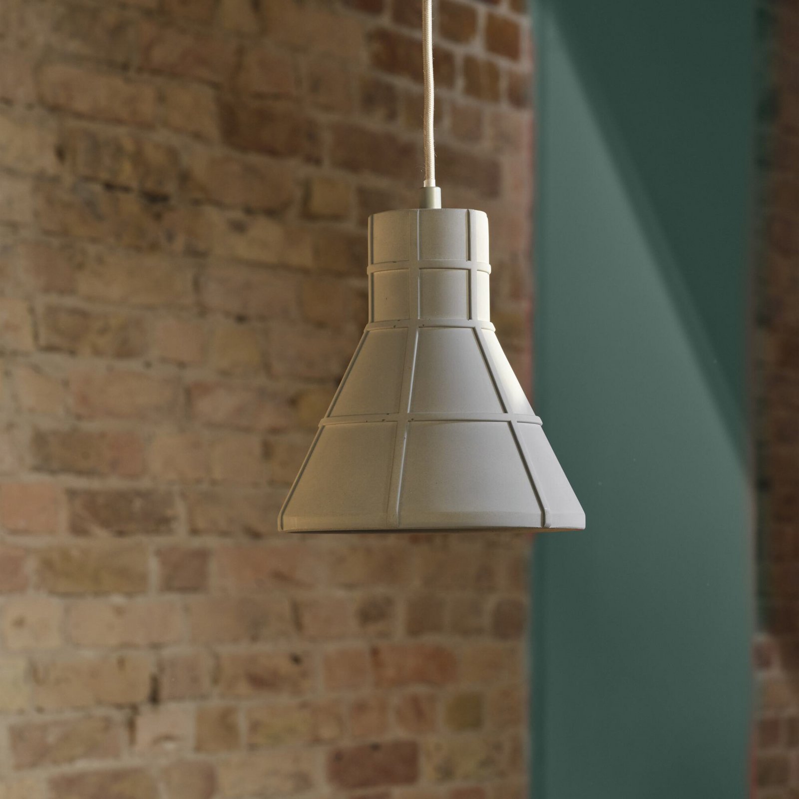OSRAM Hängelampe CONCRETE BIM, grau, Ø 20 cm, Beton, E27