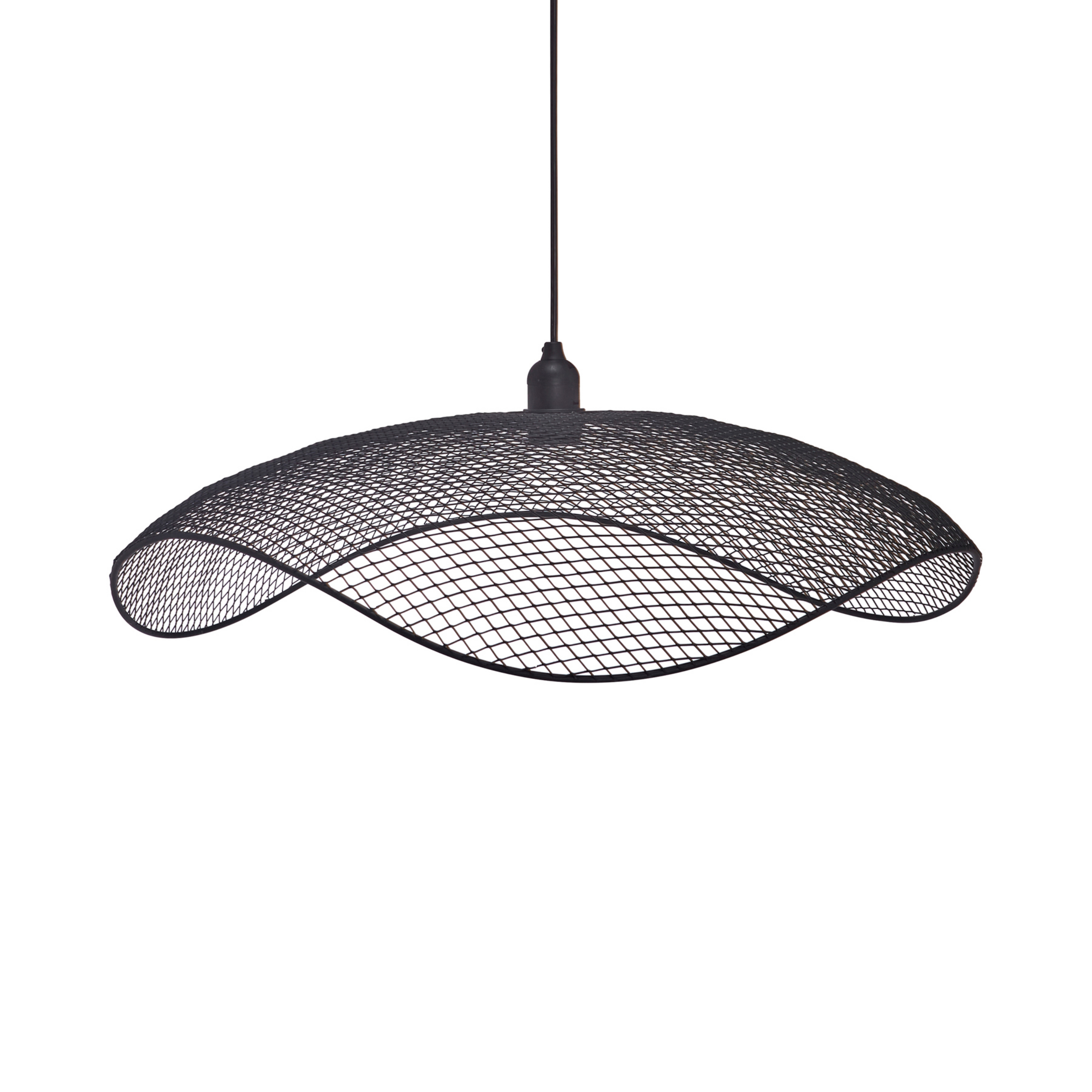 PR Home Piekaramais gaismeklis Vivi, Ø 61 cm, melns, metāls