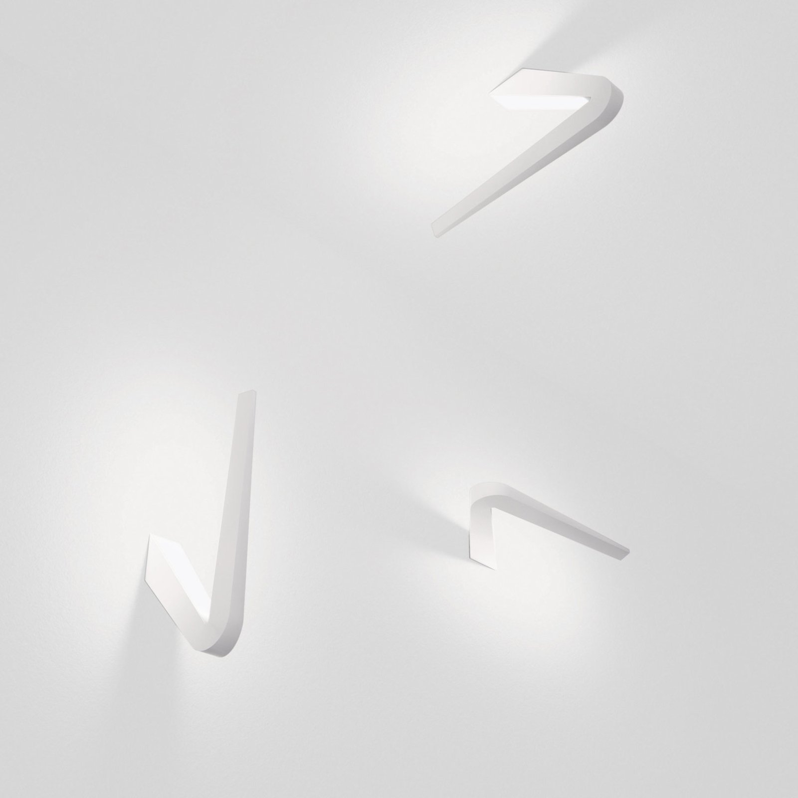Tick W0 Aplique de Pared Matt White - Rotaliana