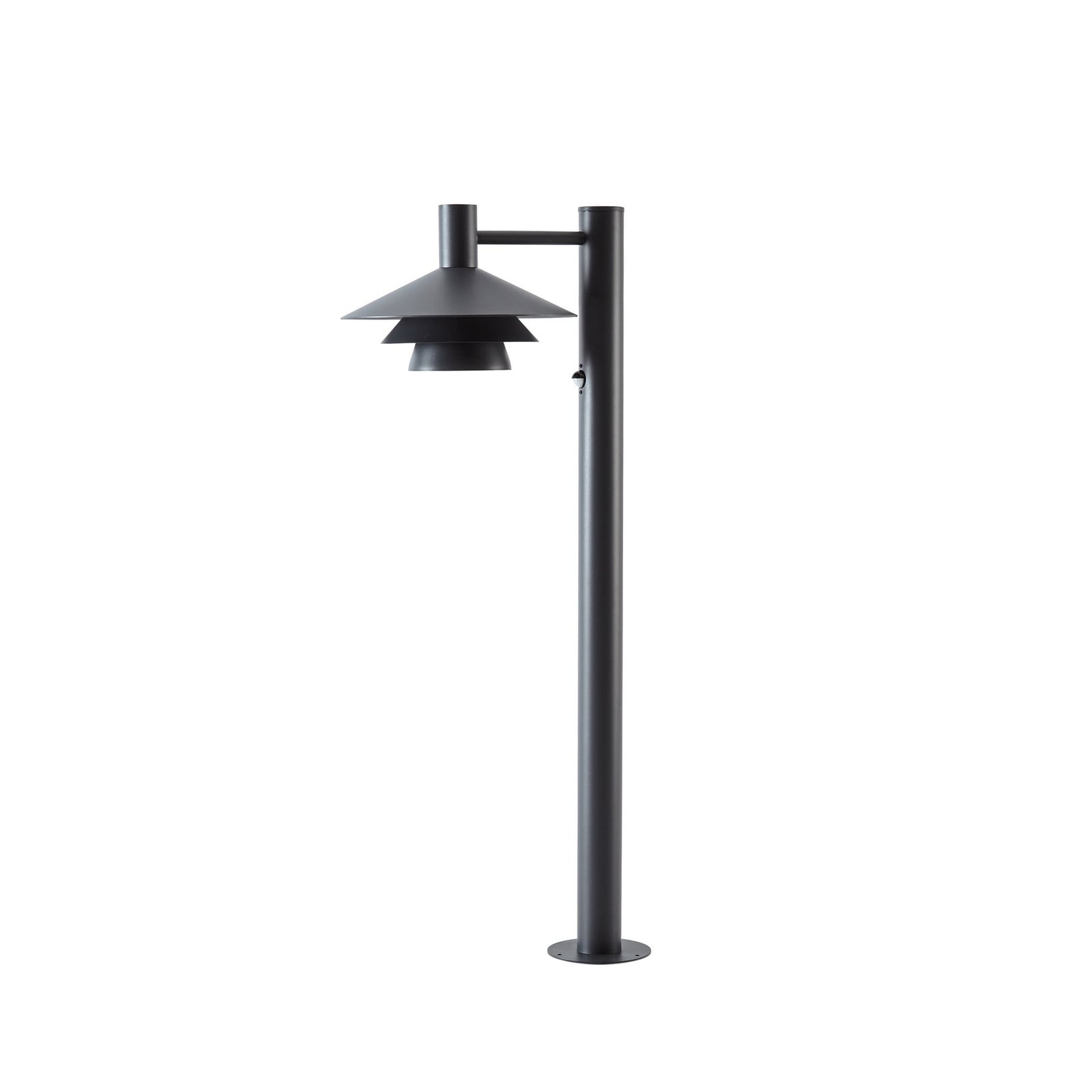 Montaro LED-Wegeleuchte, anthrazit, 100 cm, Sensor, Aluminium, IP54 - Lucande
