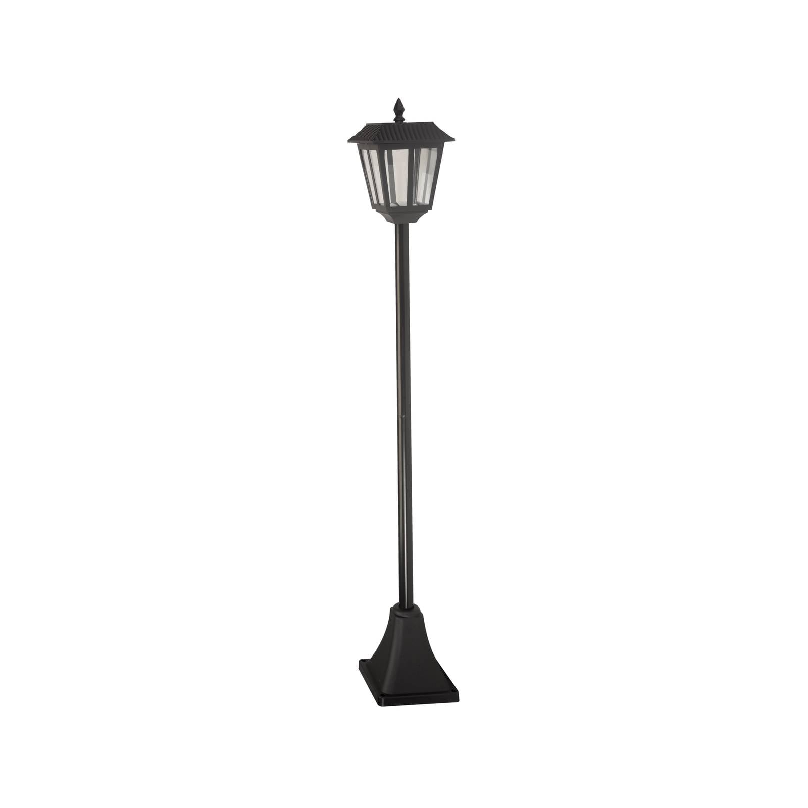 Solar-Wegeleuchte Metro, 130 cm, schwarz, IP44