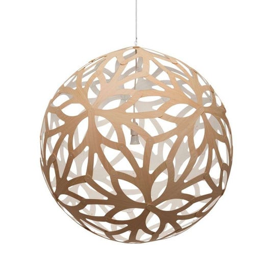 Floral Taklampa Ø100 Vit 1 Sida - David Trubridge