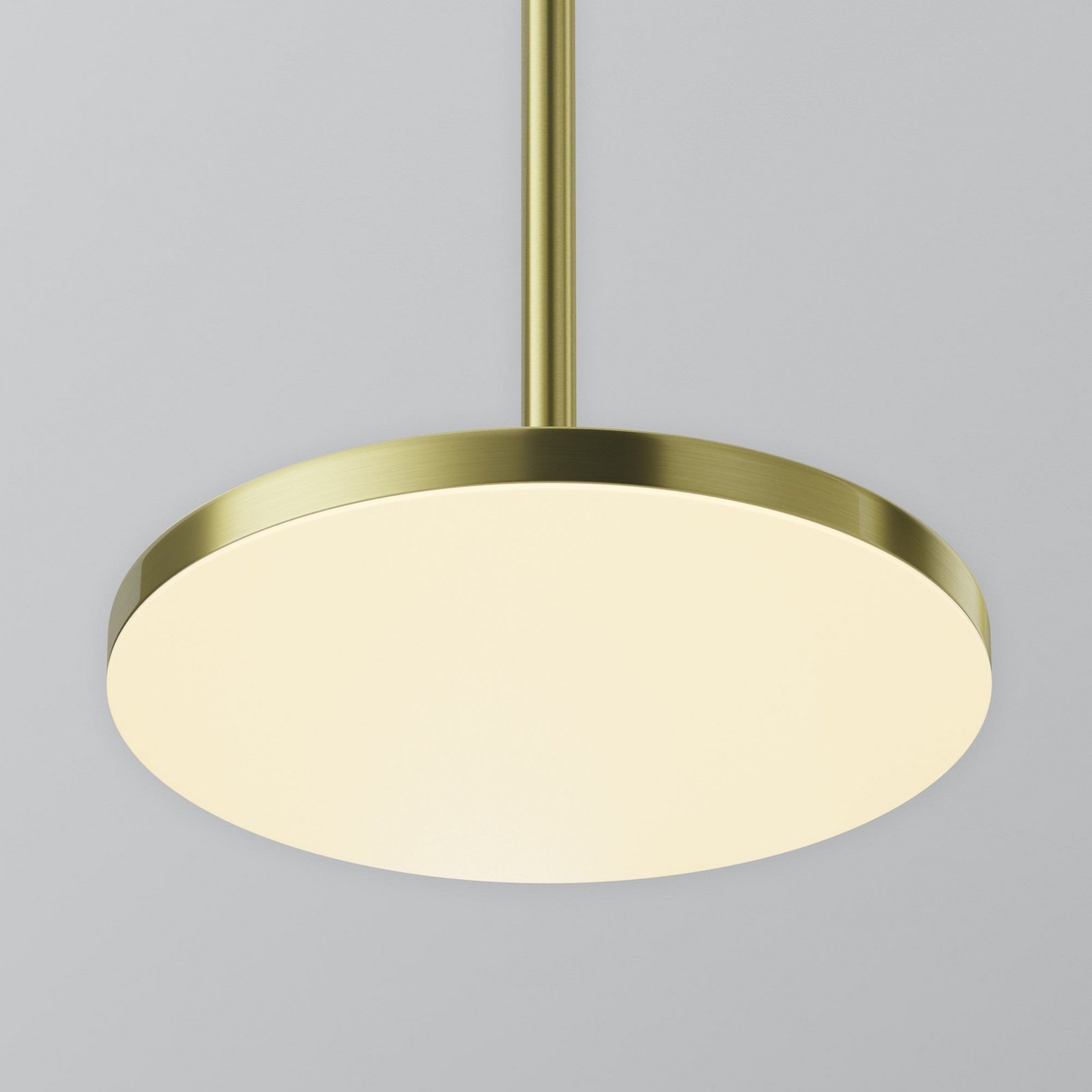 Maytoni, suspension LED Plato, laiton, Ø 18,5 cm, aluminium