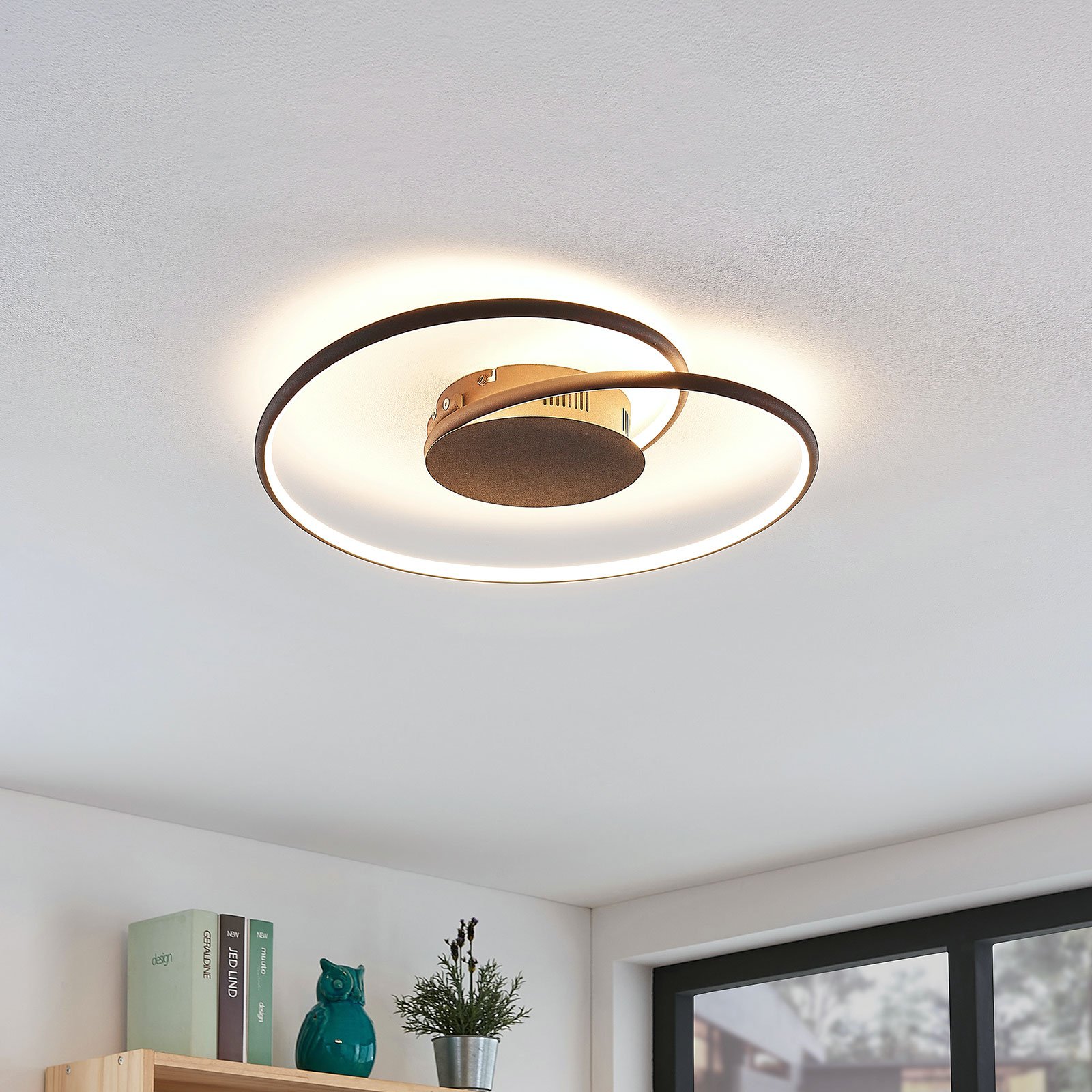Joline LED Candeeiro de Tecto Ø45 Rust - Lindby