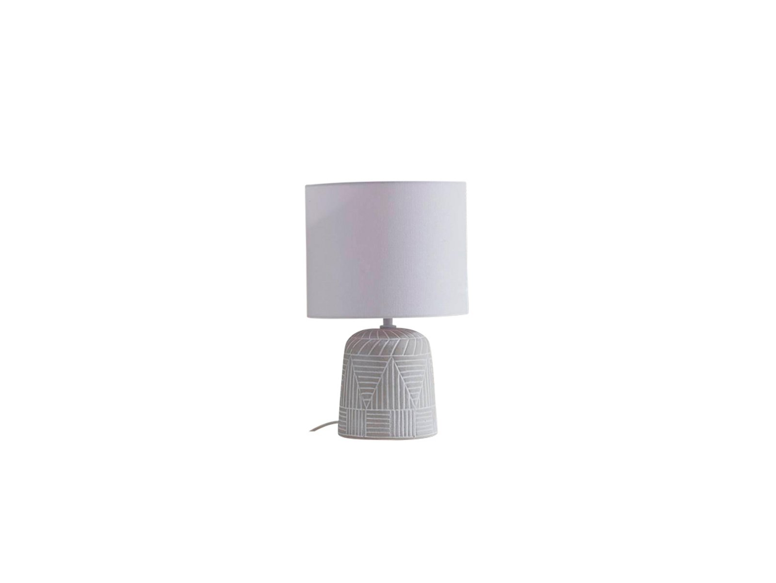 Thalassia Bordslampa Ø26 Grey/White - Lindby