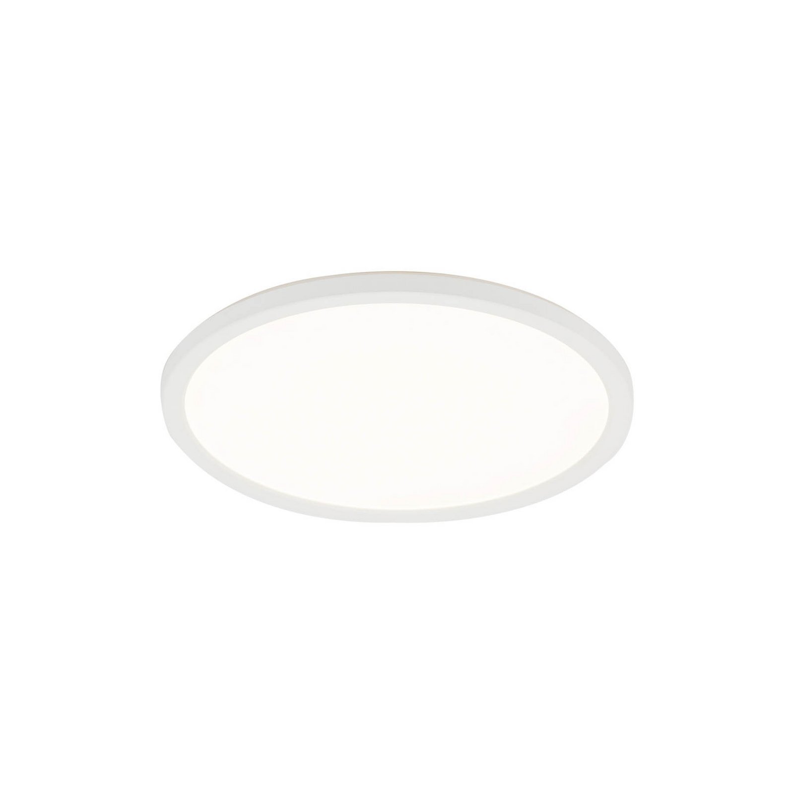 Aqua LED panel, Ø 30 cm, white, metal/plastic CCT dimmable