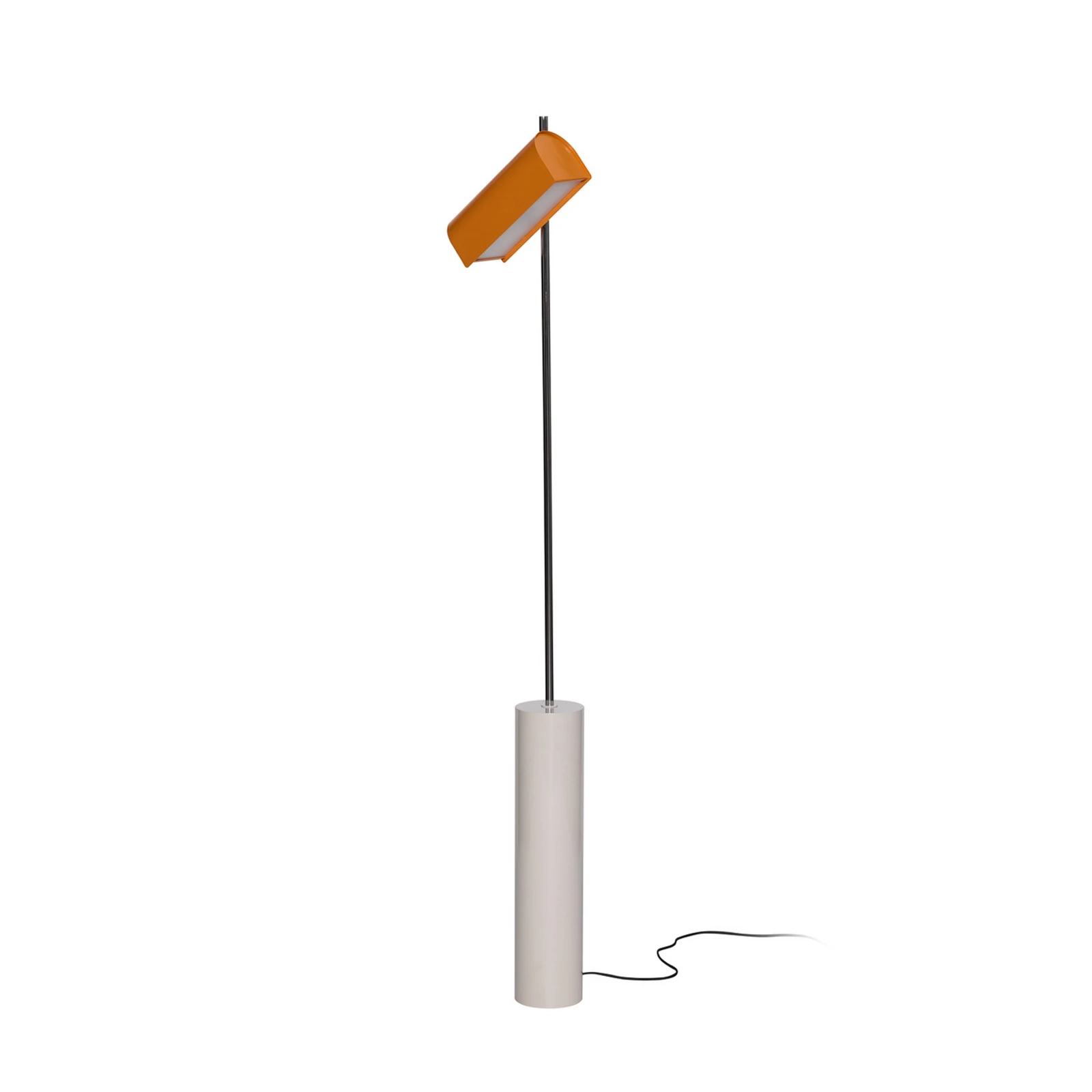 Reflector LED álló lámpa, narancssárga, magasság 160 cm, vas