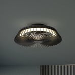 LED-Deckenventilator Himalaya Mini, schwarz, DC, leise, CCT