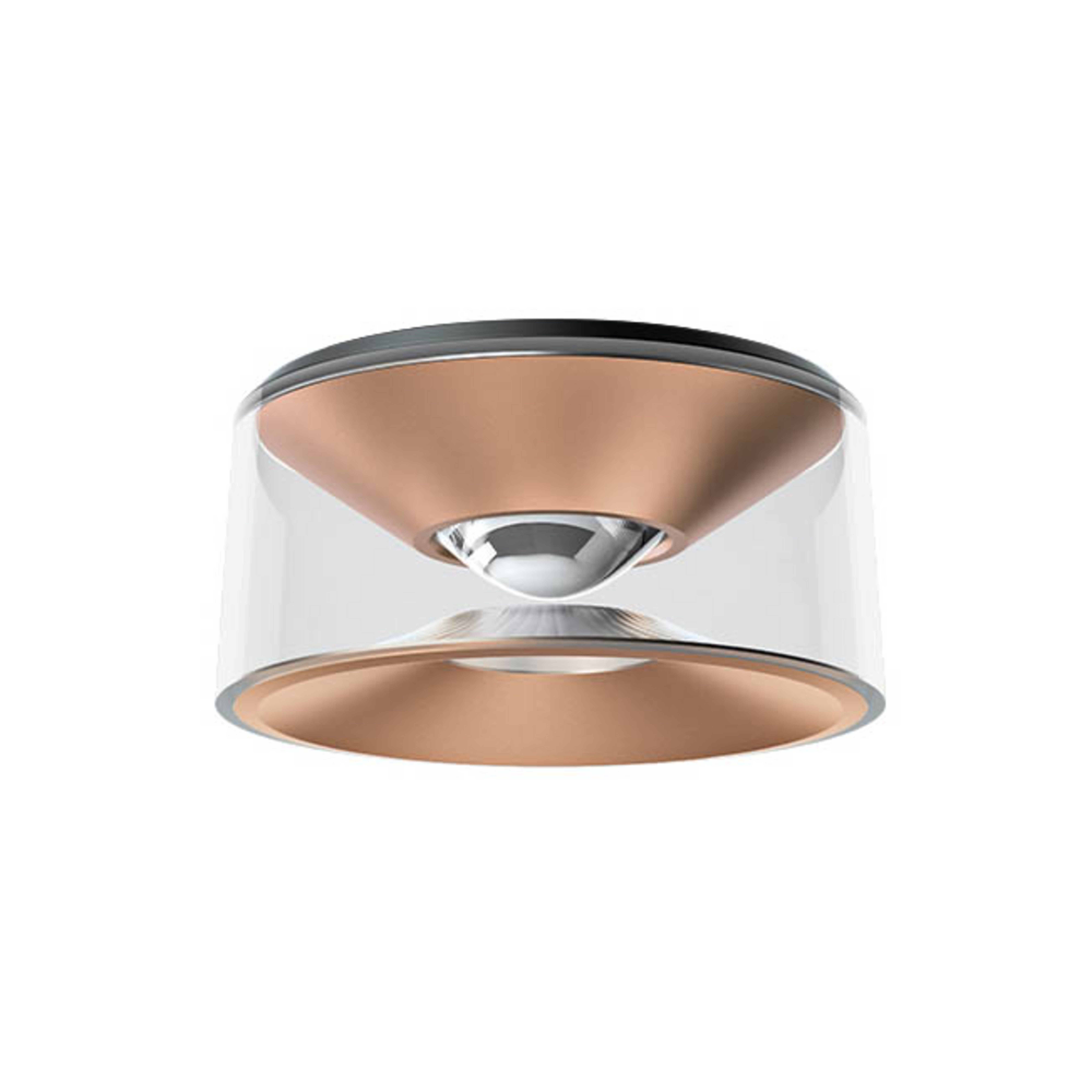 Ribag Vior LED-Deckenleuchte roségold 40° 2.700K