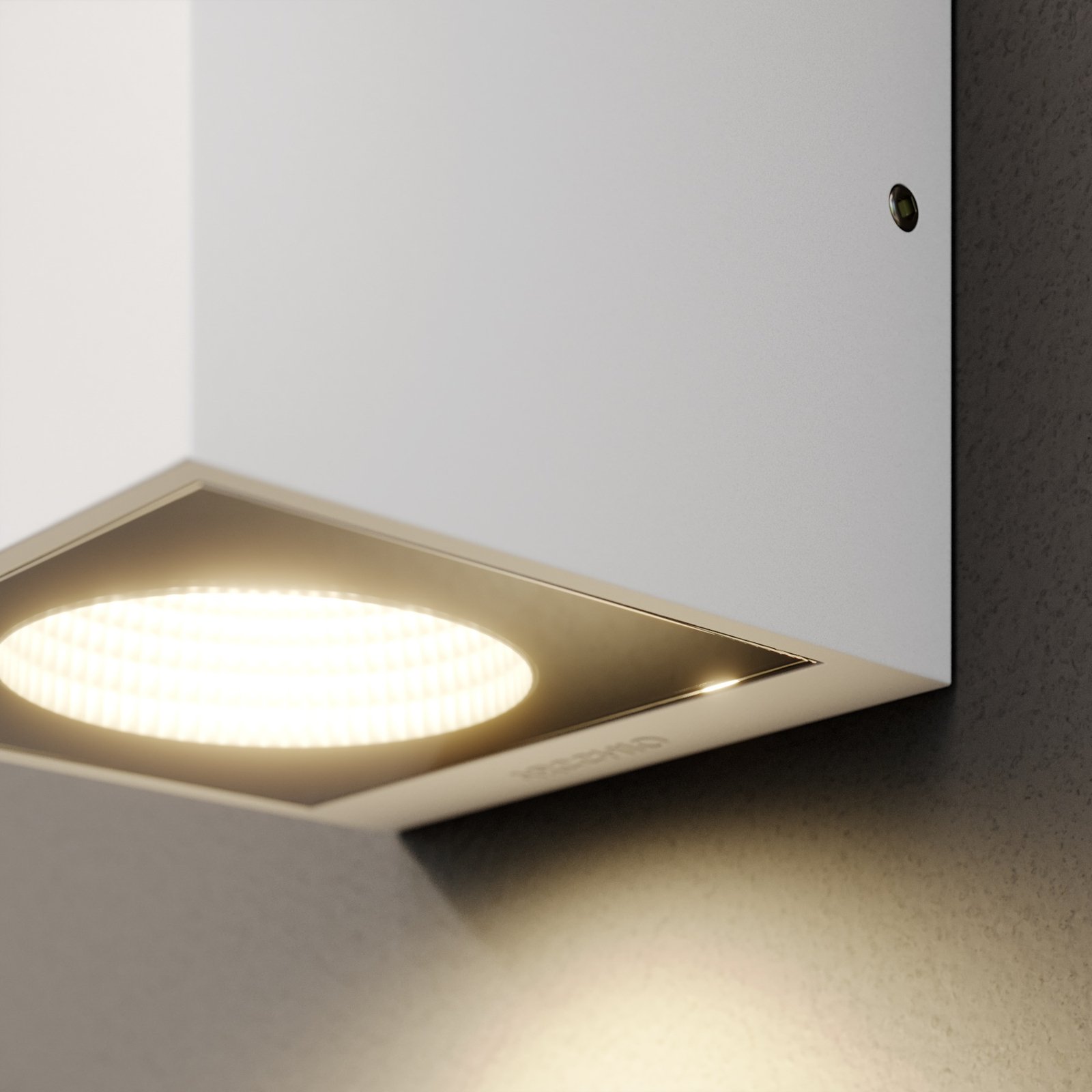 Arcchio Tassnim LED para parede exterior branco 1 luz.