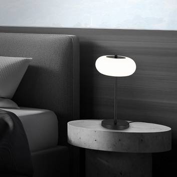 Lámpara de mesa LED Voco con dimmer táctil, negro