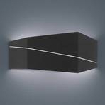 Zorro - modern LED wall lamp in matt black