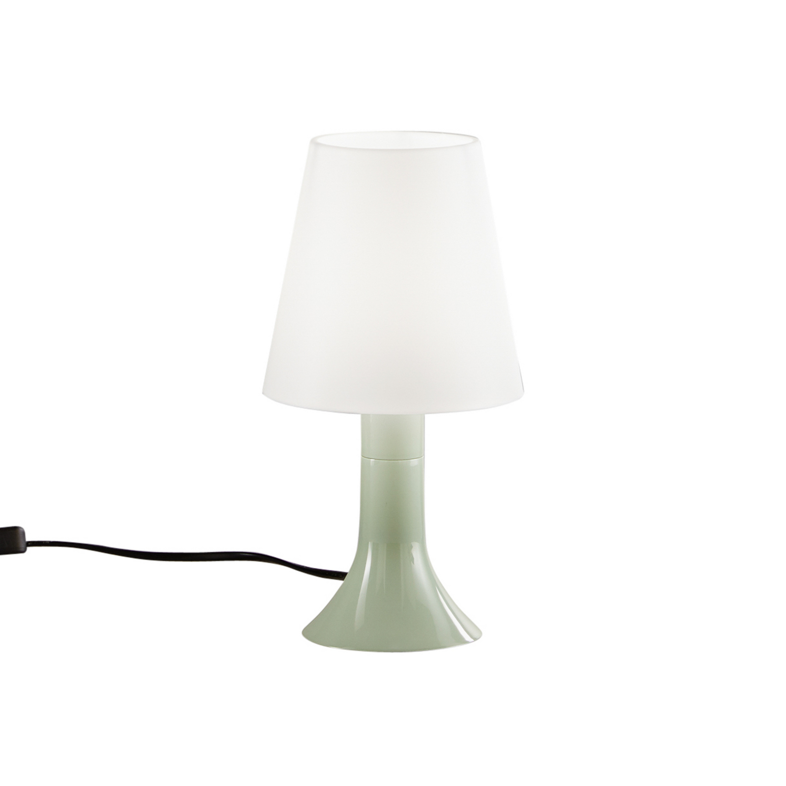 Lampă de masă BINGO Lumetto, verde/alb, înălțime 24,5 cm Lampă de masă BINGO Lumetto, verde/alb, înălțime 24,5 cm